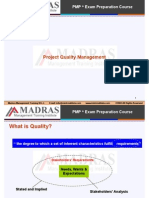 Project Quality Management: PMP ® Exam Preparation Course