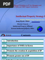Intellectual Property Strategy For Smes: Jong-Hyub Choi