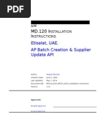 MD120 EVO PATCH 0001 Installation Instruction