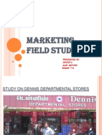 Marketing Field Study: Presented by Group 2 Ajay Antony Manaf T N