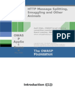 Smuggling and Other Animals: The Owasp Foundation