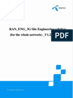 RAN RAN-ENG-3G-Site-Engineering-Solution-for-the-Whole-NetworkENG 3G Site Engineering Solution For The Whole Network V1!2!20140123