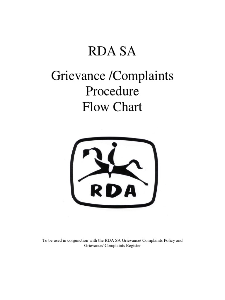 RDA SA Complaints Process Flowchart | PDF | Computing | Business