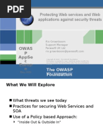 OWASPAppSecEU2006_ProtectingWebServicesAndAapplications
