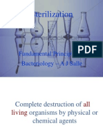 Sterilization: Fundamental Principles of Bacteriology - A J Salle