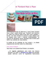 Tutorial Como Hacer Fondant Paso A Paso