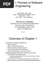 Chapter 1: Preview of Software Engineering