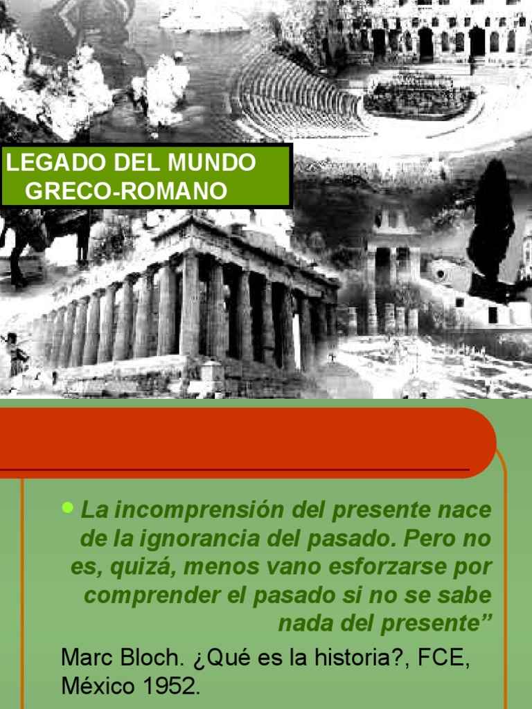 Legado de Grecia y Roma imperio Romano Antiguedad clasica