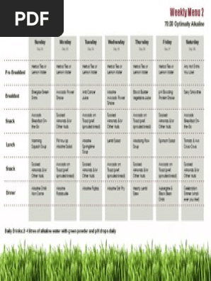 Weekly Menu 2