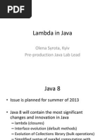 Lambda in Java8