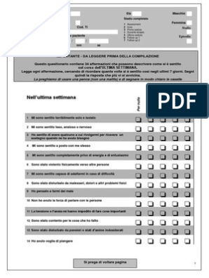 CORE OM Questionario