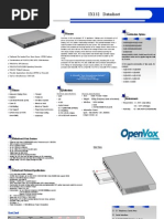 OpenVox IX132 Appliance Datasheet