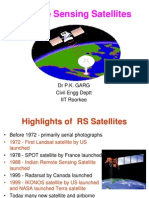 Remote Sensing Satellites: DR P.K. Garg Civil Engg Deptt IIT Roorkee