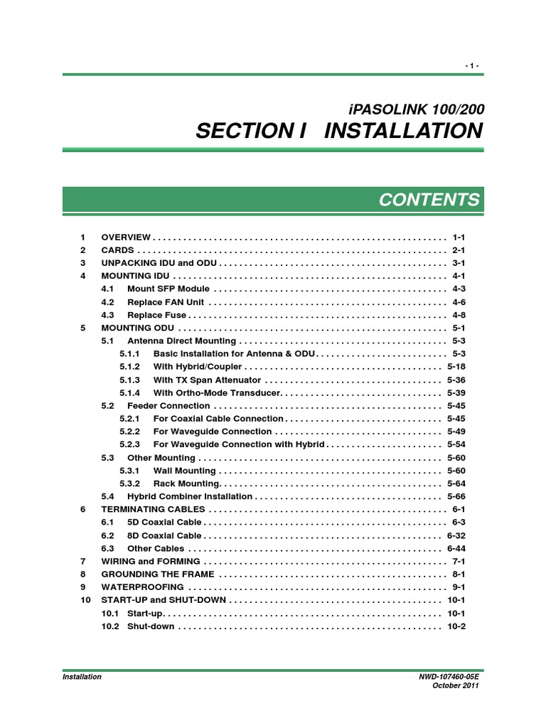 Installation PDF | PDF | Screw | Electrical Connector