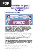 Download Incinerador de grasa verdaderamente funciona by weight lose SN23592962 doc pdf