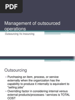 Management of Outsourced Operations-7