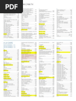 Channel Listing Fibe TV: The Basic