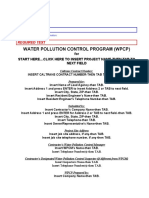 Water Pollution Control Program (WPCP) : Title Page