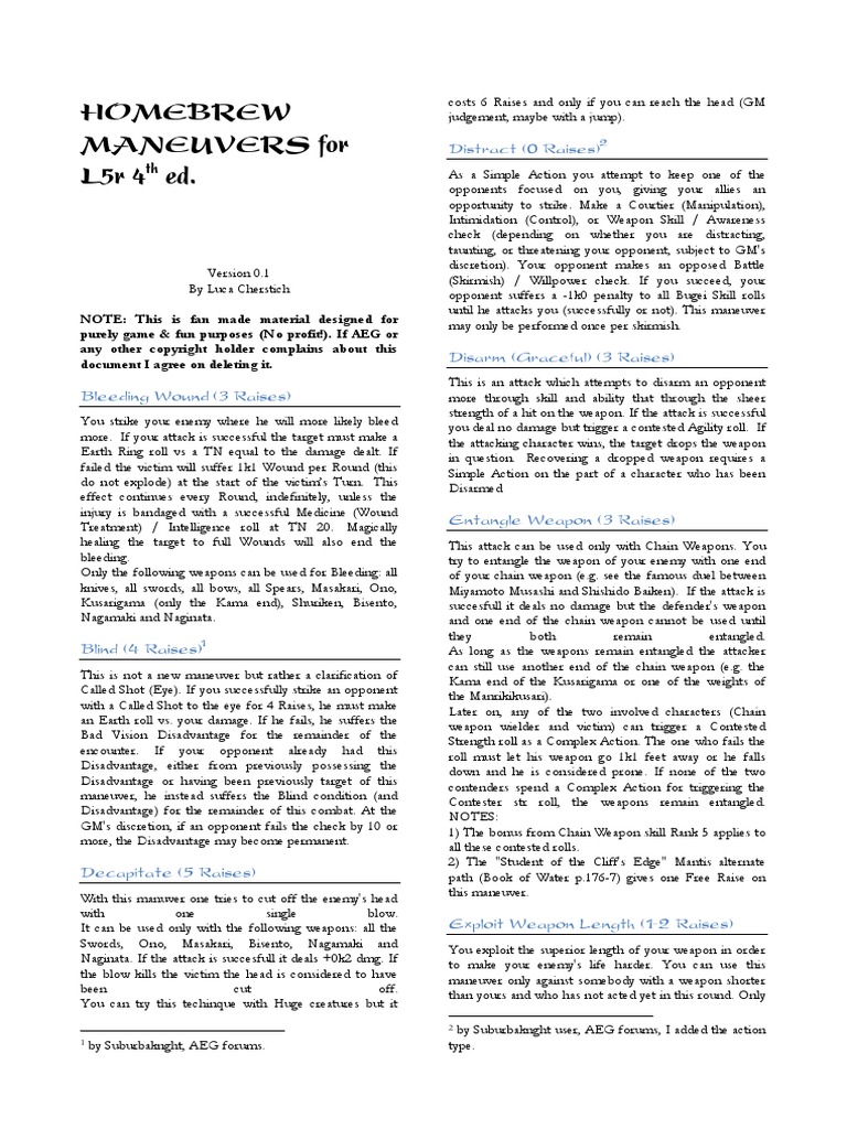l5r 4th edition pdf download