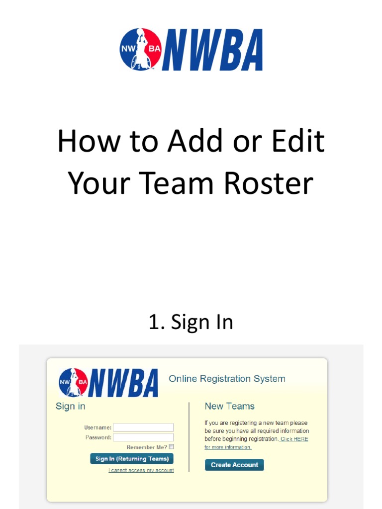 How To Add or Edit Your Team | PDF