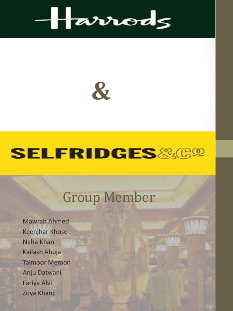 Presentation Harrods Vs Selfridges PDF