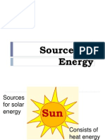 Sources of Energy