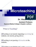 Microteaching: Dr. Vikram Gupta
