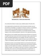 3.necesidad de La Psicologia Industrial