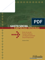 El Gasto Social de Las Empresas Mineras