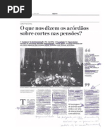 'O que nos dizem os acórdãos sobre cortes nas pensões?' (Jornal de Negócios, 04.08.2014)