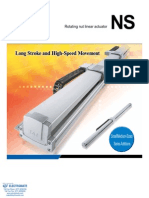 IAI NS Rotating Nut Linear Actuator Specsheet