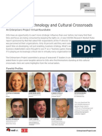 The CIO at a Technology and Cultural Crossroads