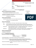 AMSOIL Material Safety Data Sheet: Nfpa & Hmis Rating