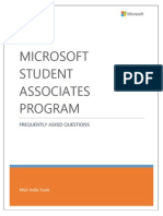 Microsoft Student Associates Program: Frequently Asked Questions