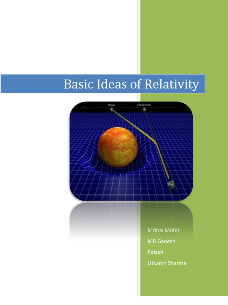 Understanding Special Relativity Concepts | PDF | Speed Of Light ...