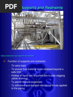 Piping Support Design Overview | PDF | Structural Steel | Pipe (Fluid ...