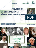 Plan de Intervención de Enfermeria en Sindromes Geriatricos