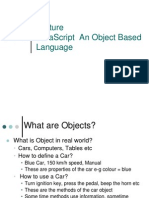 Javascript An Object Based Language