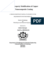 Surface Modification of Copper by Nanocomposite Coatings