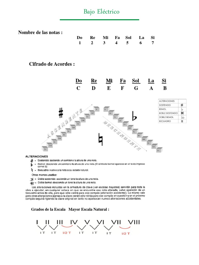 Bajo Eléctrico | PDF