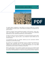 Efectos del cambio climático, sequía en México