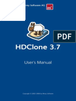 Hdclone 3.7: User'S Manual