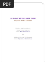 Download Halal wal Haram - Dr Yusuf Al-Qaradhawi by api-19992405 SN23597069 doc pdf