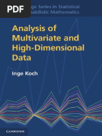 Download Koch I Analysis of Multivariate and High-Dimensional Data 2013 by rciani SN235972278 doc pdf