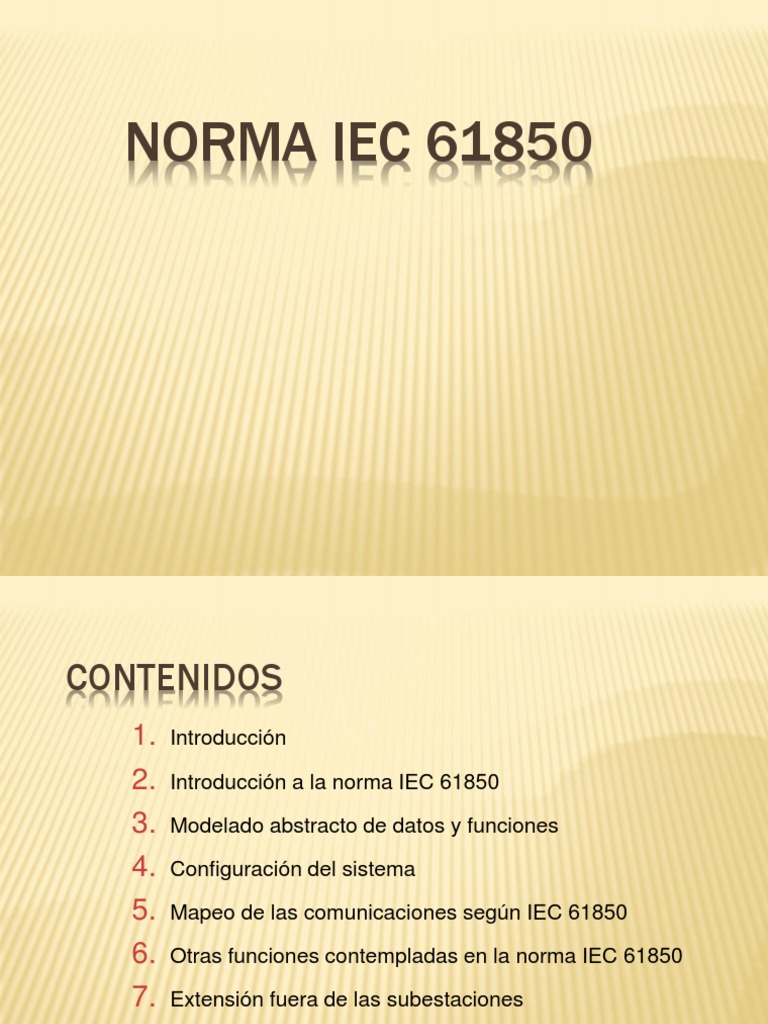 Exposición Iec 61850 | PDF | Red inteligente | Protocolos de comunicaciones