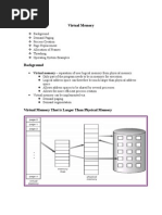 Virtual Memory: Virtual Memory - Separation of User Logical Memory From Physical Memory