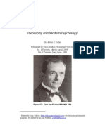 Theosophy and Modern Psychology
