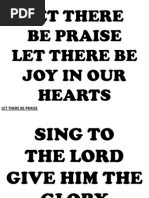 Let There Be Praise