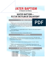 Water Baptism