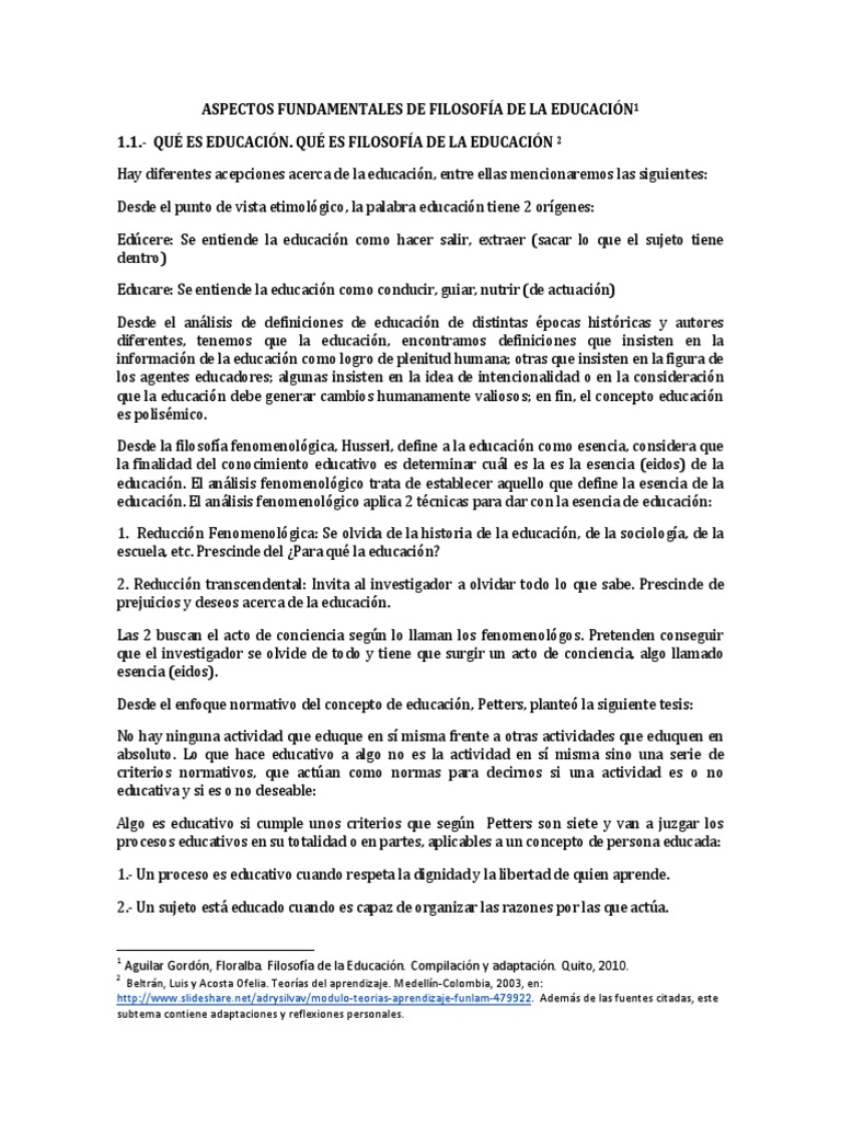 Fundamentos de Filosofía Educativa | PDF | Metafísica | Immanuel Kant
